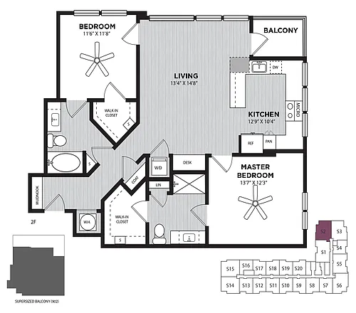 Floor plan PH Shamus
