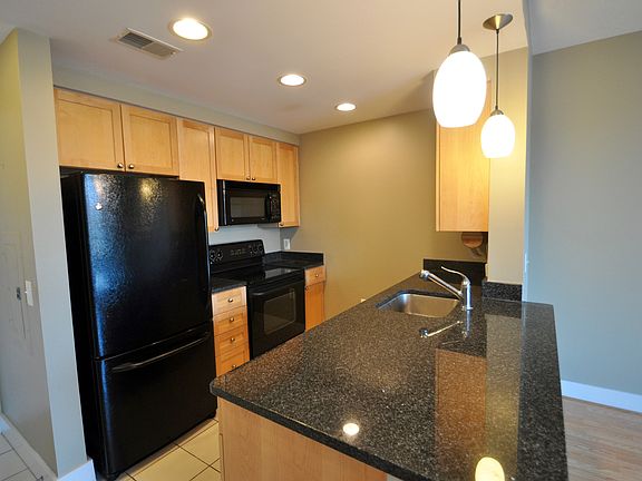 Open Kitchen with Granite Countertops