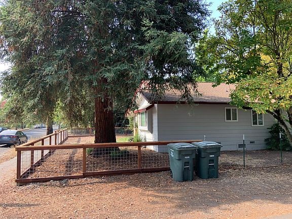 Side yard and adjoining alley