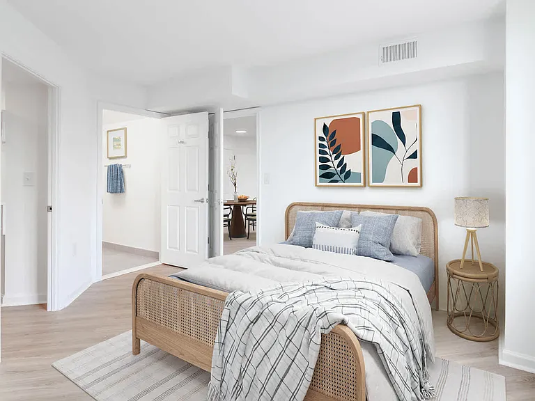 Bedroom with Hard Surface Flooring