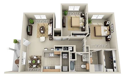 Floor plan B2