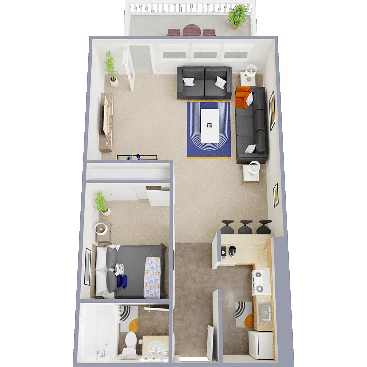 Floor plan Studio