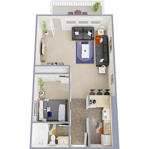 Floor plan Studio