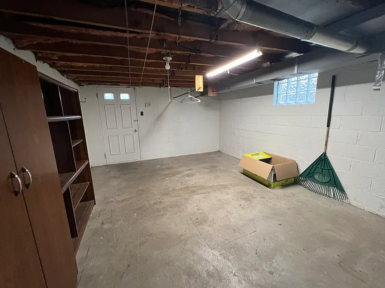 Basement Storage with walkout to back yard