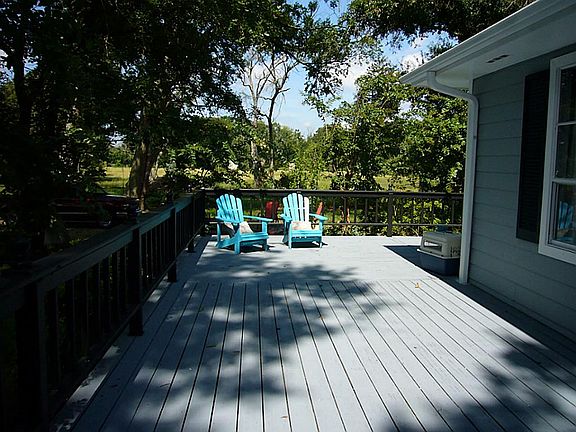 Front deck.