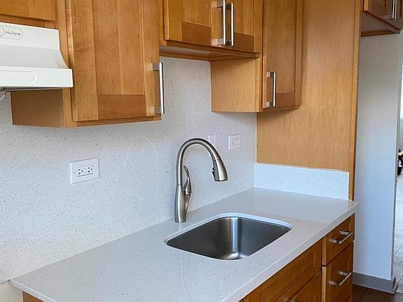 Quartz counters top with new cabinets