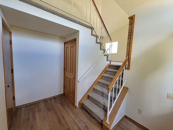 Stairs to Living Room and Kitchen