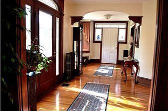 Looking toward side entry & bay window