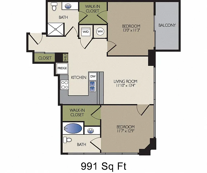 Floor plan A A2