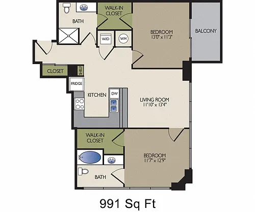 Floor plan A A2