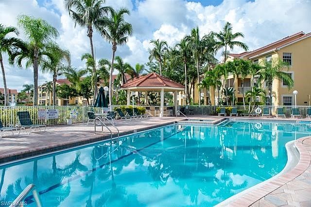 Beautiful heated pool and spa- and cabana at St. Croix.