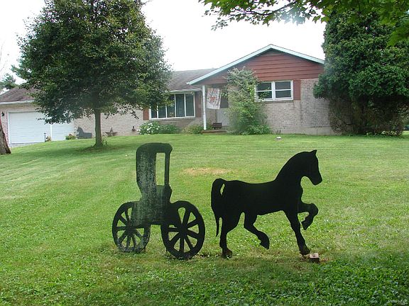 Front of house and yard