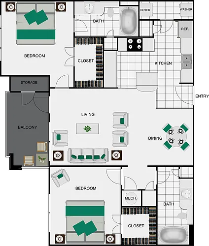 Floor plan B1