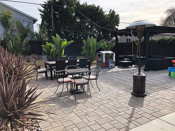 Back yard paver patio and pergola