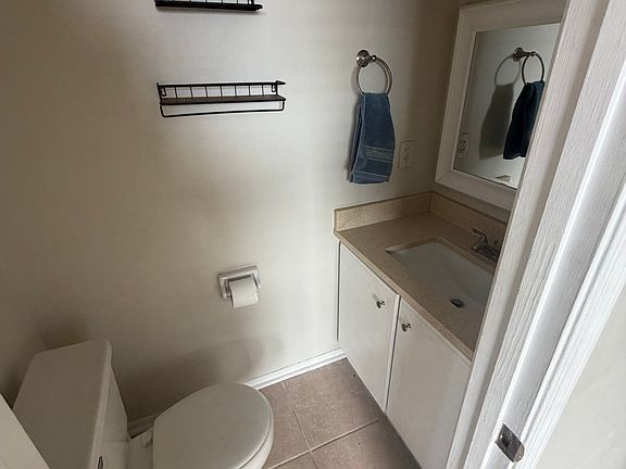 Downstairs half bath
