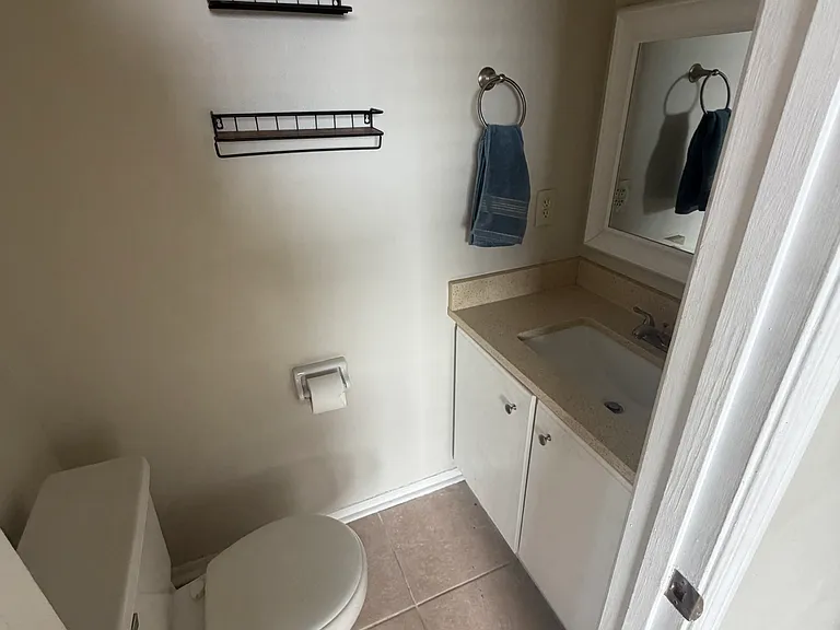Downstairs half bath
