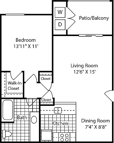 Floor plan Plan A