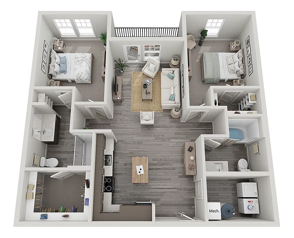 Floor plan B2A