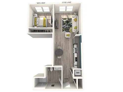 Floor plan 418