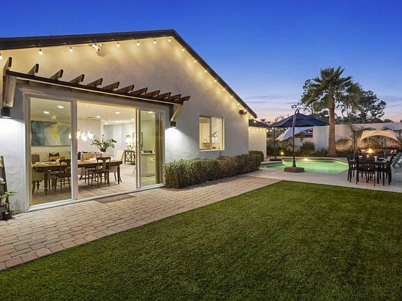 Large backyard just off the main living area