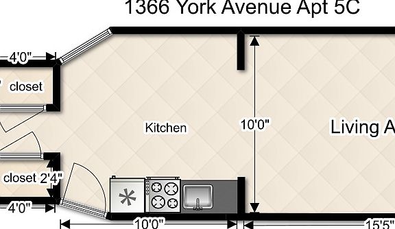 2nd image of 1366 York Ave APT 5C