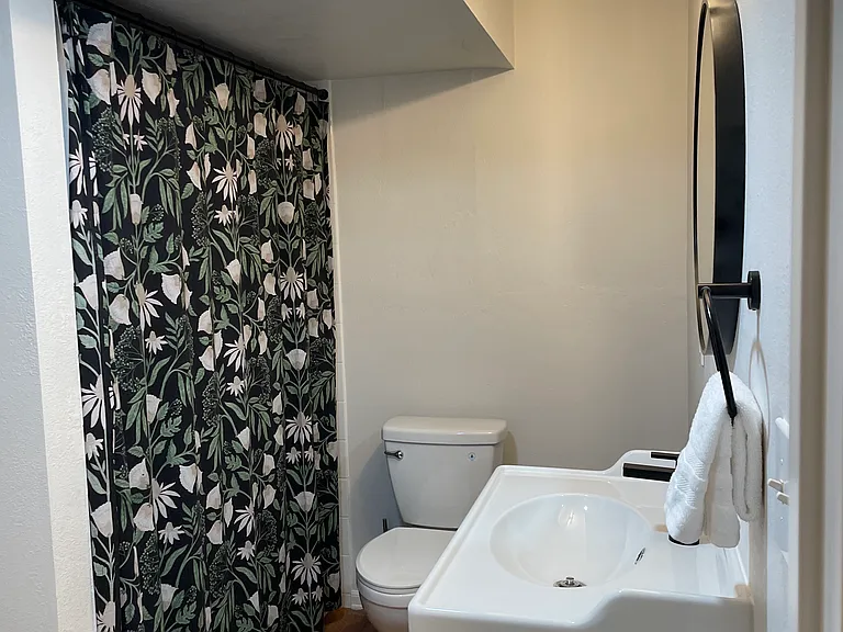 Basement bedroom ensuite bath
