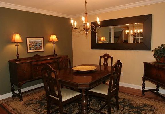 Formal Dining Room, also has hardwood