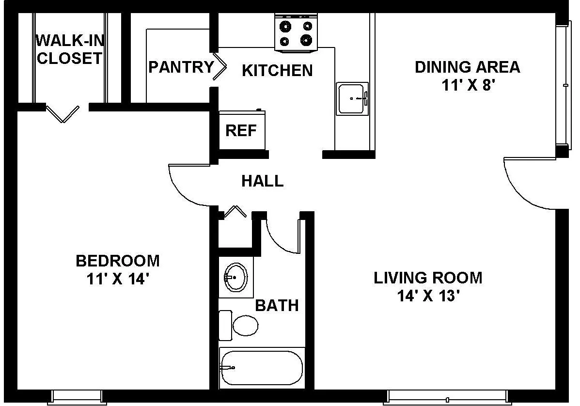Floor plan The Charleston