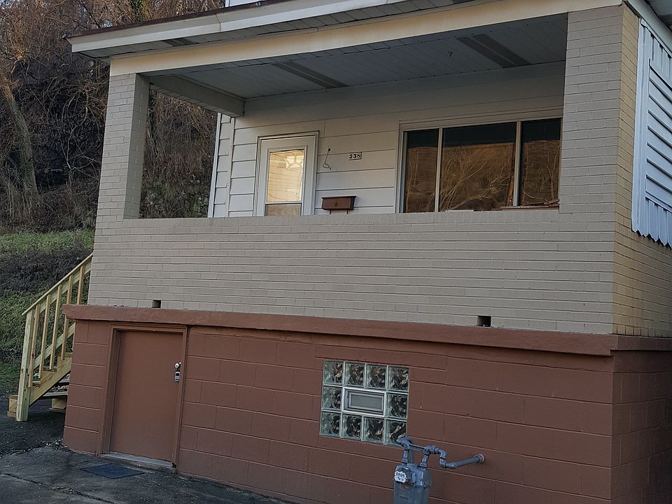 Front porch on peaceful street