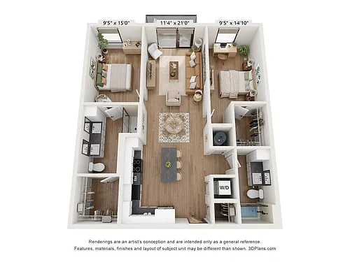 Floor plan Lavender