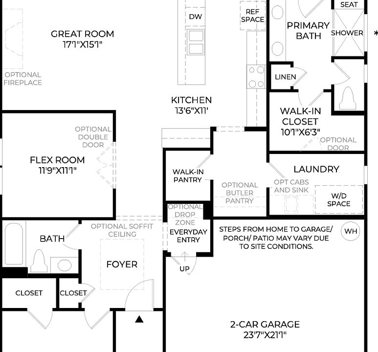 Dilworth Plan, The Pines at Sugar Creek Journey Collection, Indian