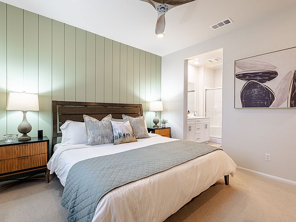 3rd Floor: Primary | King bed (split) | Attached bathroom | Walk-in closet