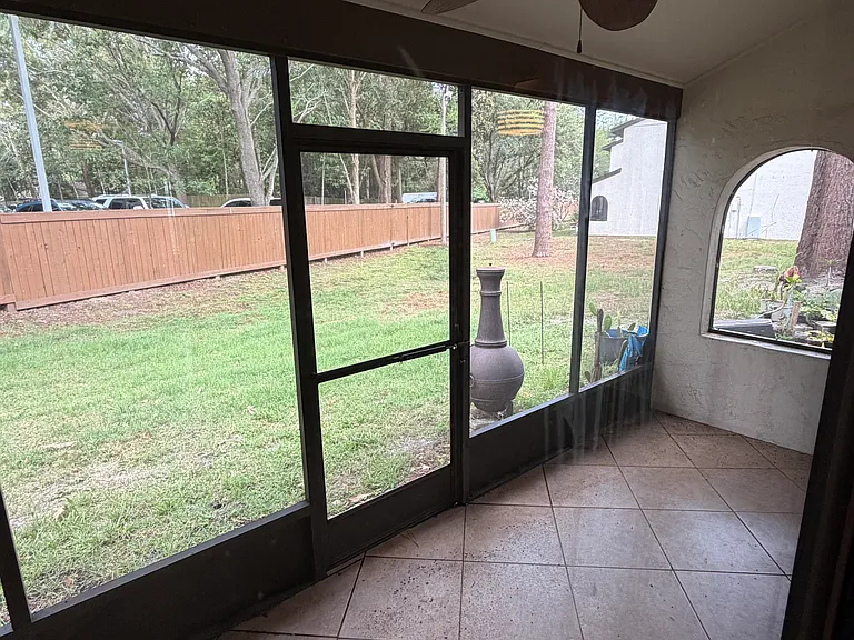 Back patio