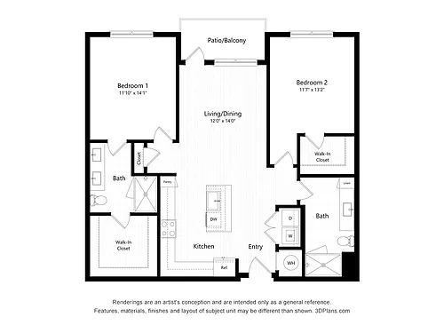 Floor plan 2A1