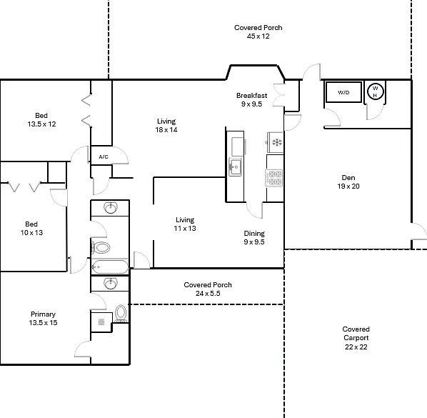 3 bed, 2234 sqft, $2,200 — Photo 2