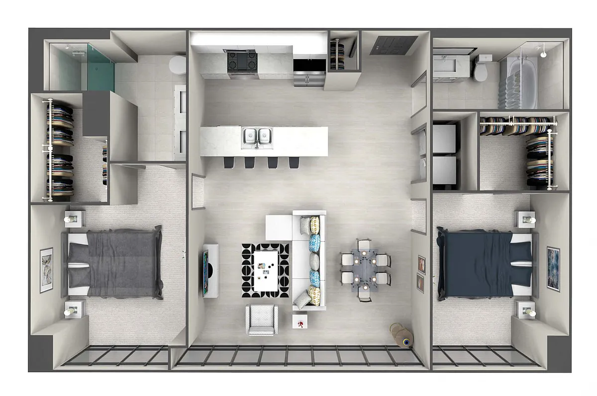 Floor plan B7