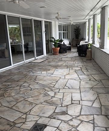 Veranda along Ocean Drive