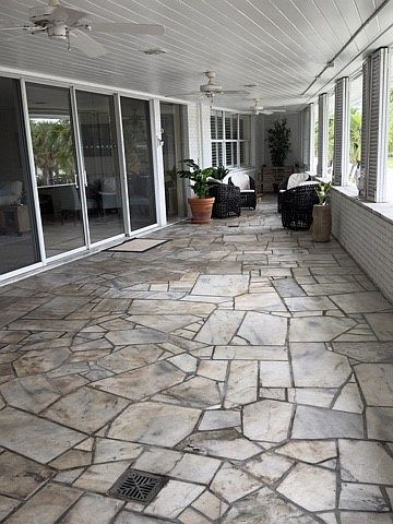 Veranda along Ocean Drive