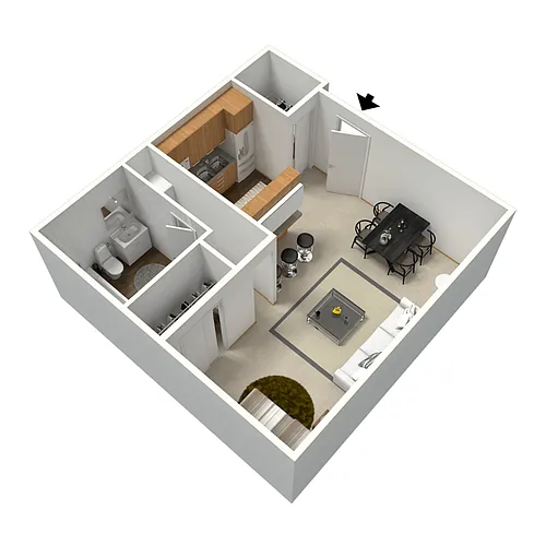 Floor plan Ridge Renovated