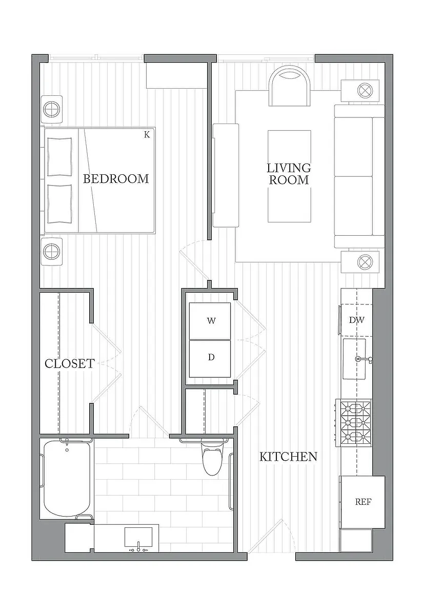 Floor plan 1J