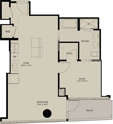 Floor plan 1C