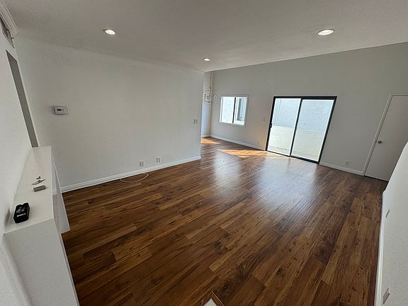 View of the living room from the front door