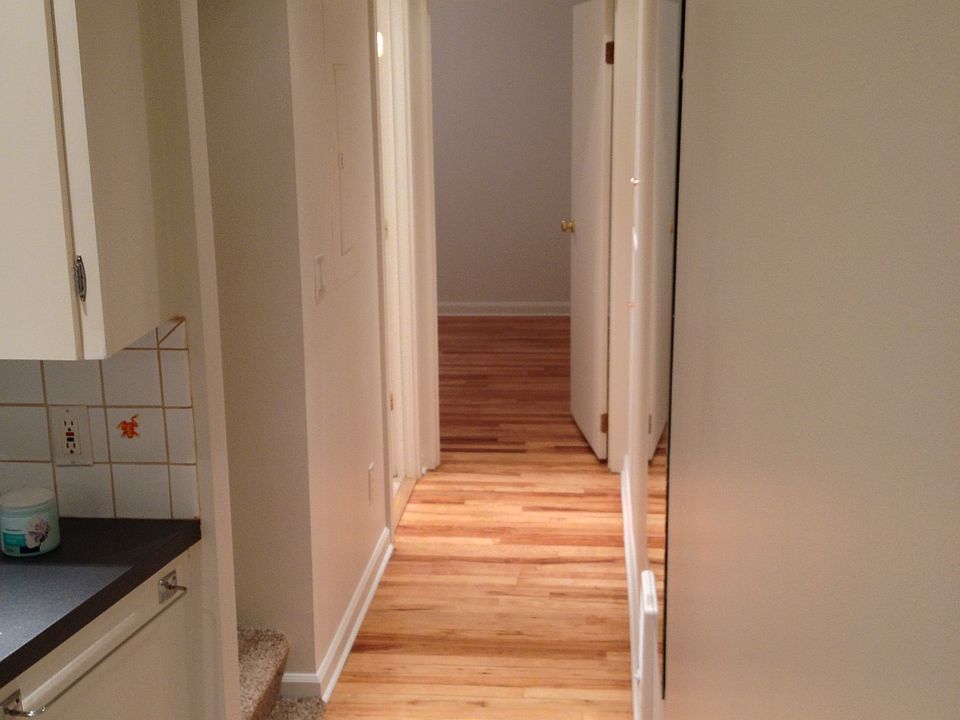 hallway on first floor, looking toward bedroom
