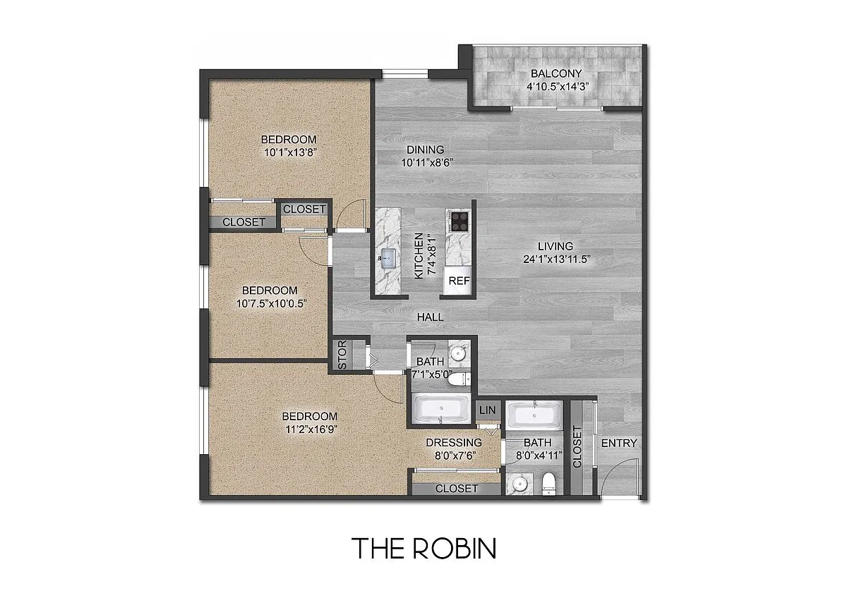 Floor plan The Robin