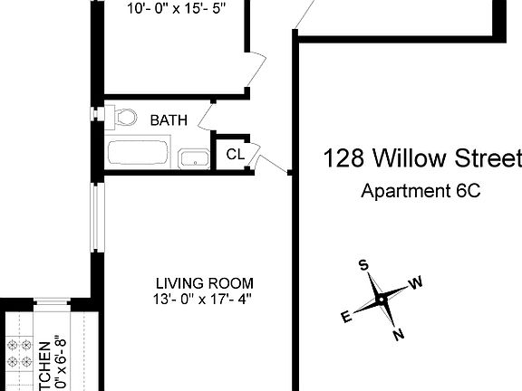 5th image of 128 Willow St APT 6C