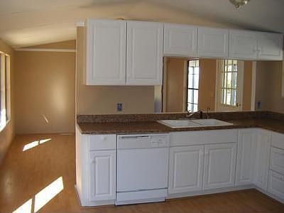 kitchen and living room