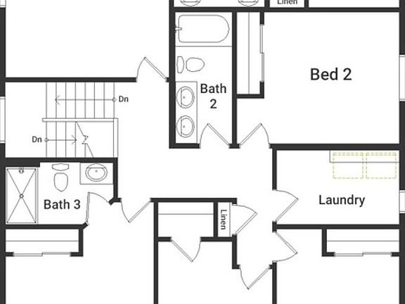Floorplan 2nd floor.
