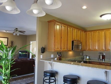 Breakfast Bar overlooks Breakfast Area