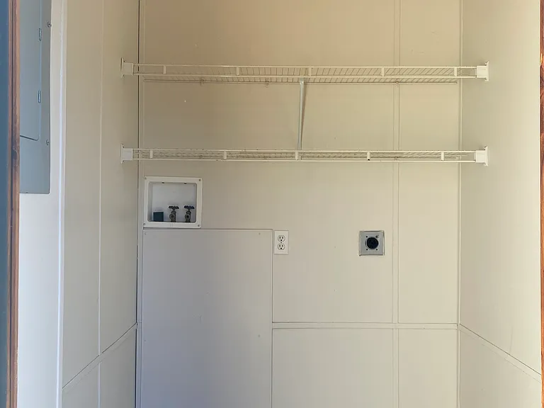 Laundry hook ups