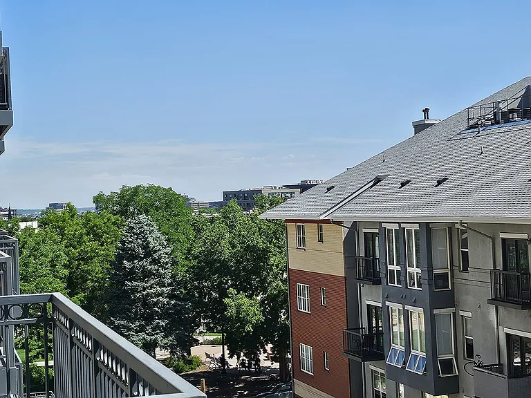 Large balcony
